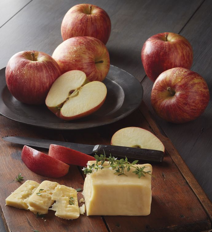Apples and Aged White Cheddar 